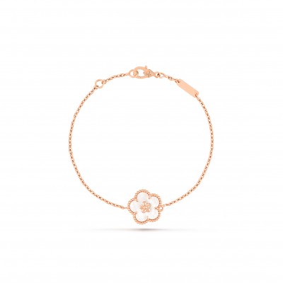 VAN CLEEF ARPELS LUCKY SPRING BRACELET, PLUM BLOSSOM VCARP9V900